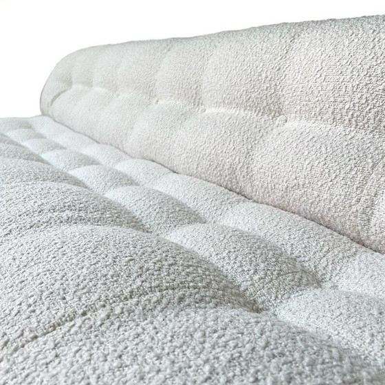 Image 1 of Vintage Soriana 4-Sitzer-Sofa in Wollstoff von Afra und Tobia Scarpa für Cassina, 1970