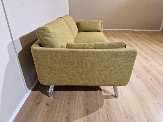 Image 1 of Design On Stock Byen - 2.5-Sitzer Sofa - Grün - Gelb - Stoff