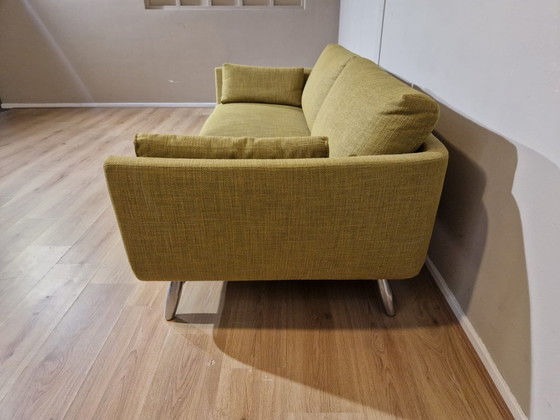 Image 1 of Design On Stock Byen - 2.5-Sitzer Sofa - Grün - Gelb - Stoff