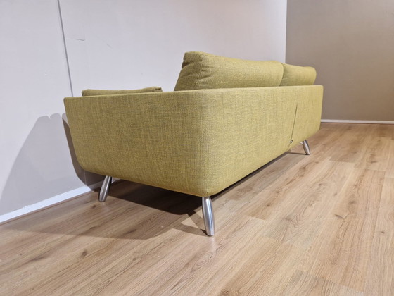 Image 1 of Design On Stock Byen - 2.5-Sitzer Sofa - Grün - Gelb - Stoff