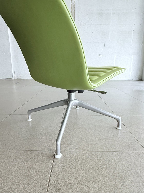 Image 1 of Cappellini Lotus Leder-Drehstuhl von Jasper Morrison