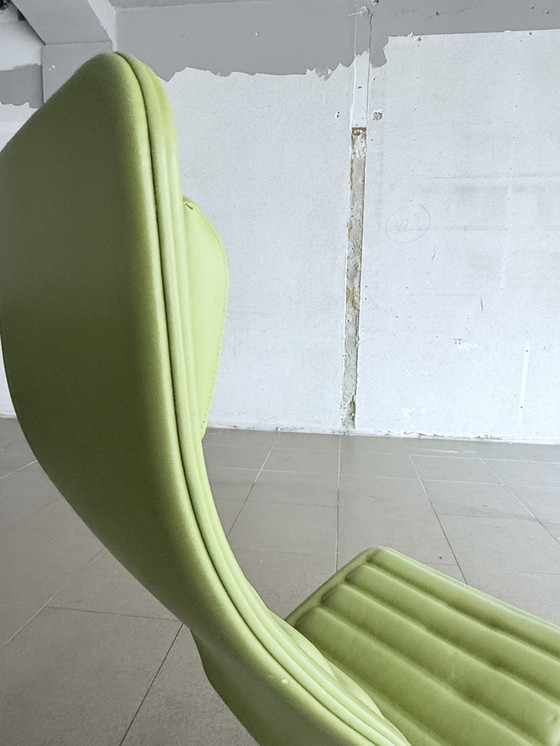 Image 1 of Cappellini Lotus Leder-Drehstuhl von Jasper Morrison