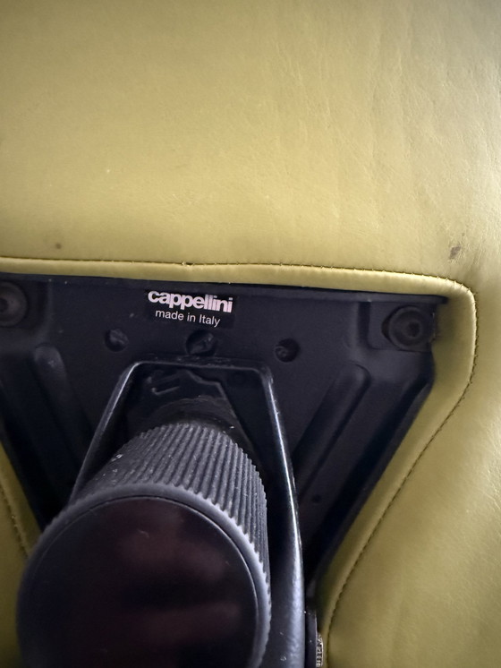 Image 1 of Cappellini Lotus Leder-Drehstuhl von Jasper Morrison