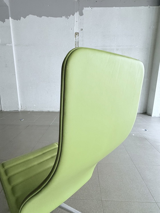 Image 1 of Cappellini Lotus Leder-Drehstuhl von Jasper Morrison