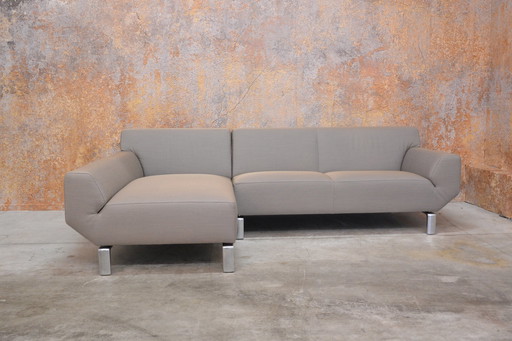 Leolux Pode Script Ecksofa in Kvadrat Steelcut Trio Stoff