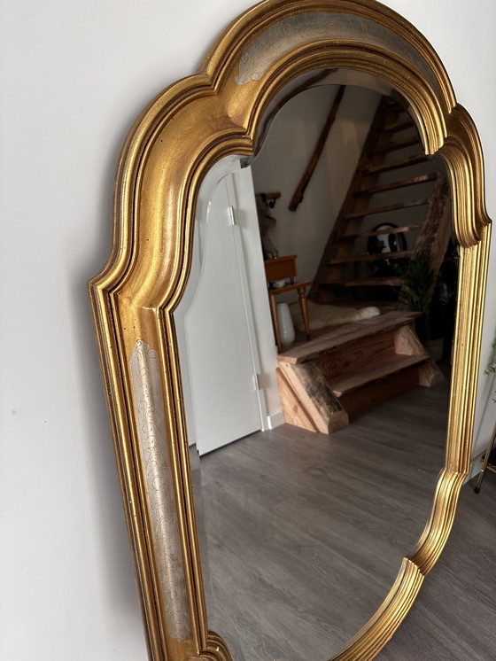 Image 1 of Spiegelfacettenschliff goldfarben