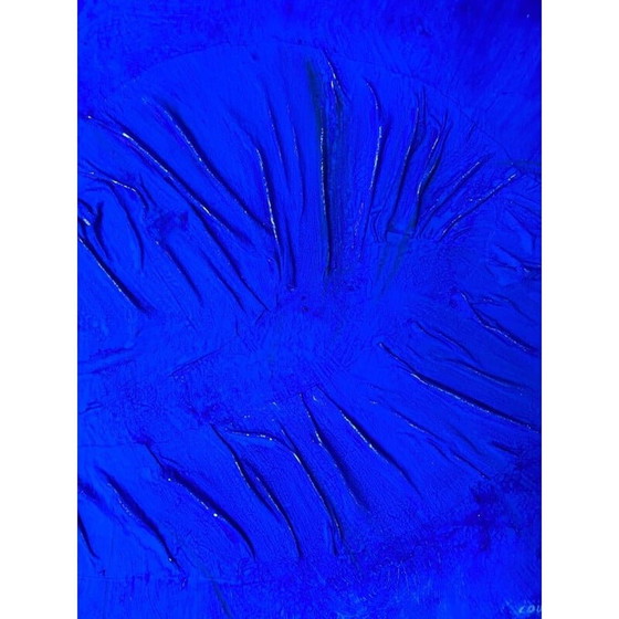 Image 1 of Vintage Acryl auf Leinwand von Coussot Bex, 2021