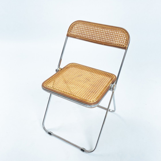 Image 1 of Giancarlo Piretti Anonima Castelli Plia Klappstühle, Gurtband, 8, Italien, 1967