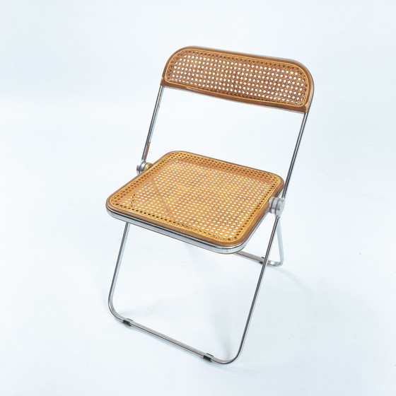 Image 1 of Giancarlo Piretti Anonima Castelli Plia Klappstühle, Gurtband, 8, Italien, 1967