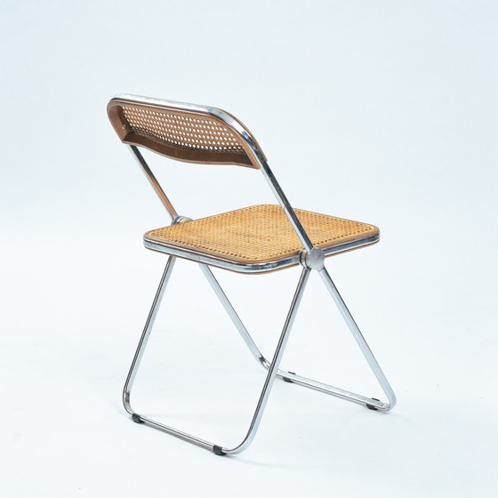 Image 1 of Giancarlo Piretti Anonima Castelli Plia Klappstühle, Gurtband, 8, Italien, 1967