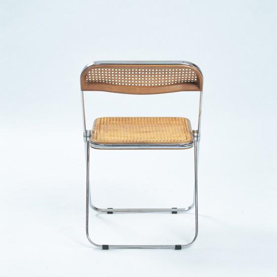 Image 1 of Giancarlo Piretti Anonima Castelli Plia Klappstühle, Gurtband, 8, Italien, 1967