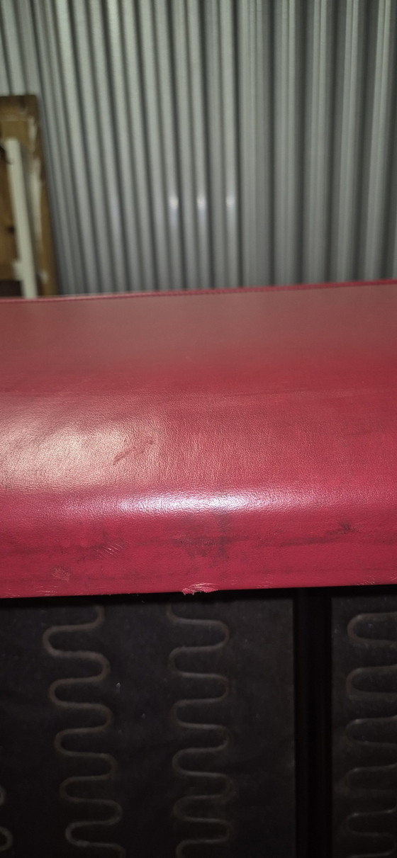 Image 1 of Gelderland 4800 3-Sitzer Sofa Rotes Leder