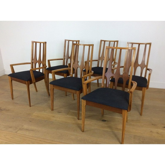 Image 1 of 6er set vintage esszimmerstühle Brasilia von Broyhill