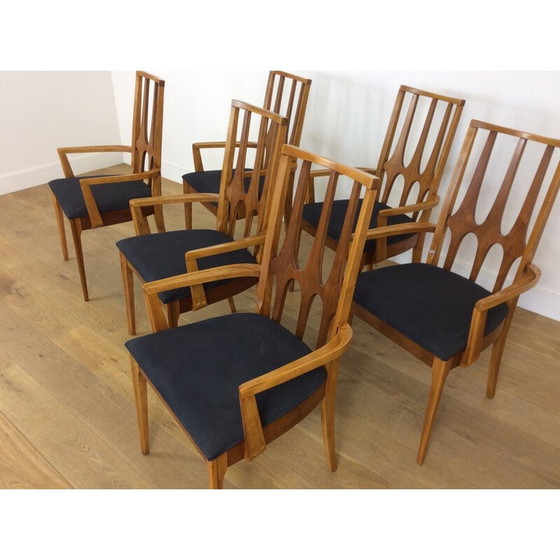 Image 1 of 6er set vintage esszimmerstühle Brasilia von Broyhill