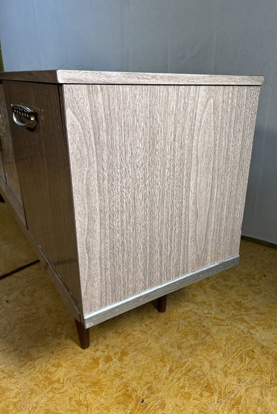 Image 1 of Mid Century Retro Vintage Italienisch Stil Anrichte Formica Old Hollywood Design 1950