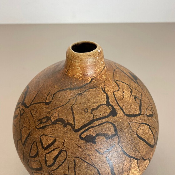 Image 1 of Abstrakte Vase aus Keramik von Gerhard Liebenthron, Deutschland 1970er Jahre