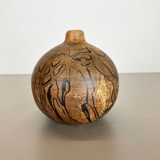 Image 1 of Abstrakte Vase aus Keramik von Gerhard Liebenthron, Deutschland 1970er Jahre