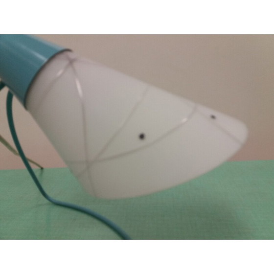 Image 1 of Vintage Tischlampe aus Metall und Glas, Tschechoslowakei 1958