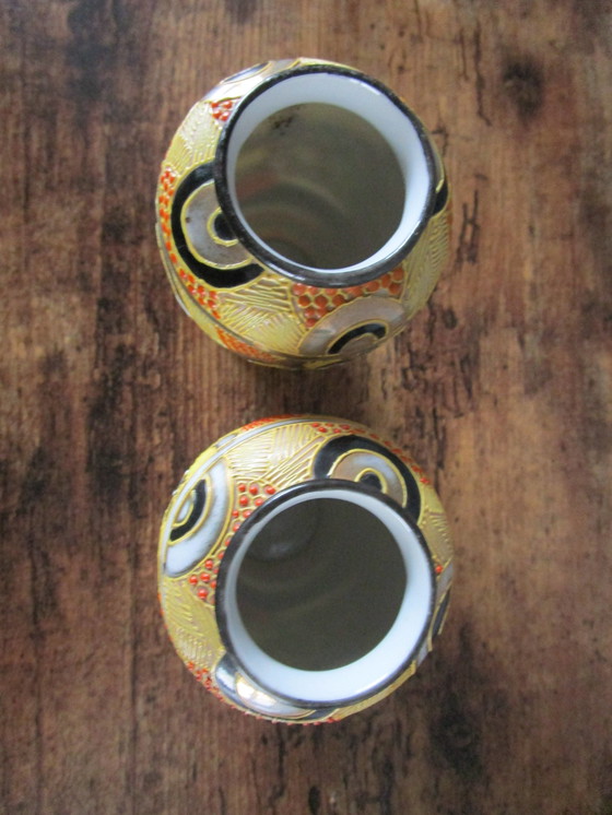 Image 1 of Japanische Satsuma-Vasen