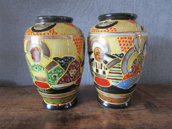 Image 1 of Japanische Satsuma-Vasen