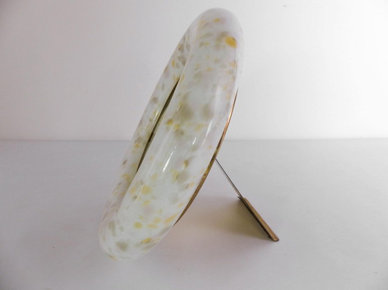 Image 1 of Runder Murano Fotorahmen Alain Delon Haus Jansen 1970-1980