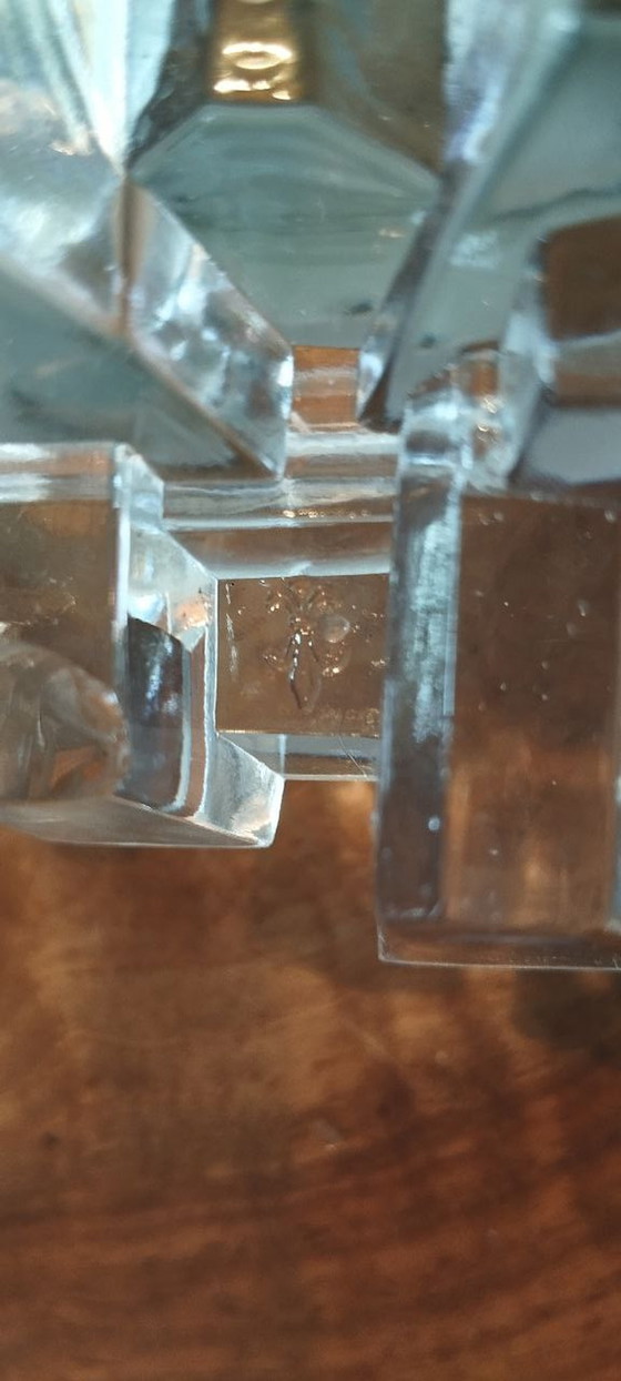 Image 1 of Hillebrand Eisglas Wandlampe Mid-Century Schweden