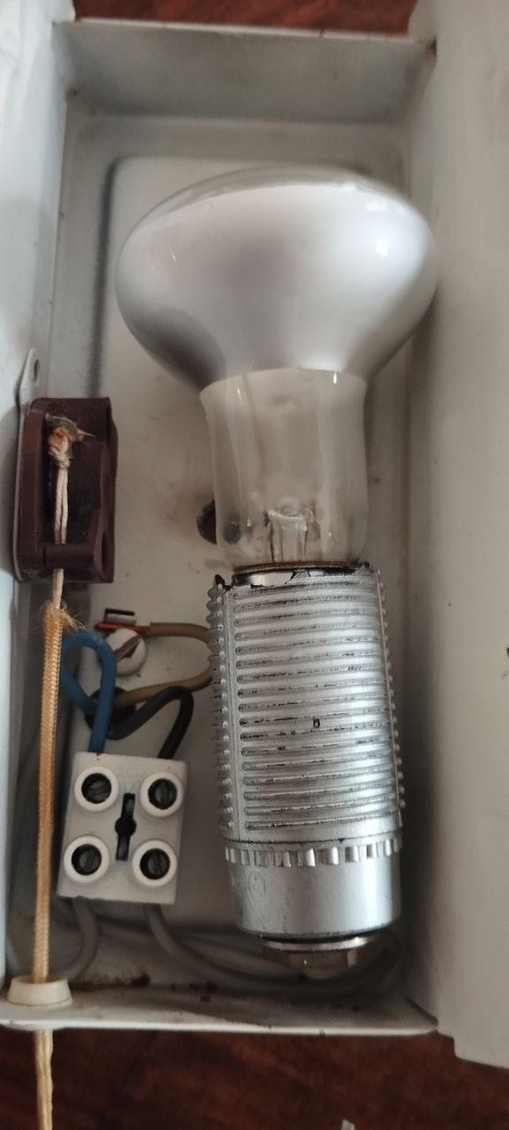 Image 1 of Hillebrand Eisglas Wandlampe Mid-Century Schweden