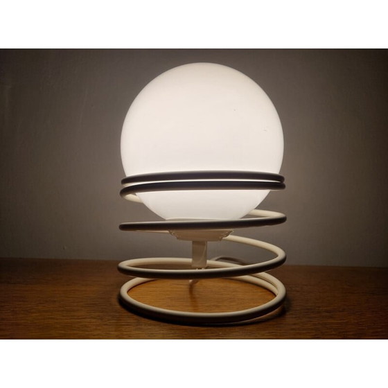 Image 1 of Paar Spiral-Tischlampen aus der Mitte des Jahrhunderts Woja, 1970er Jahre