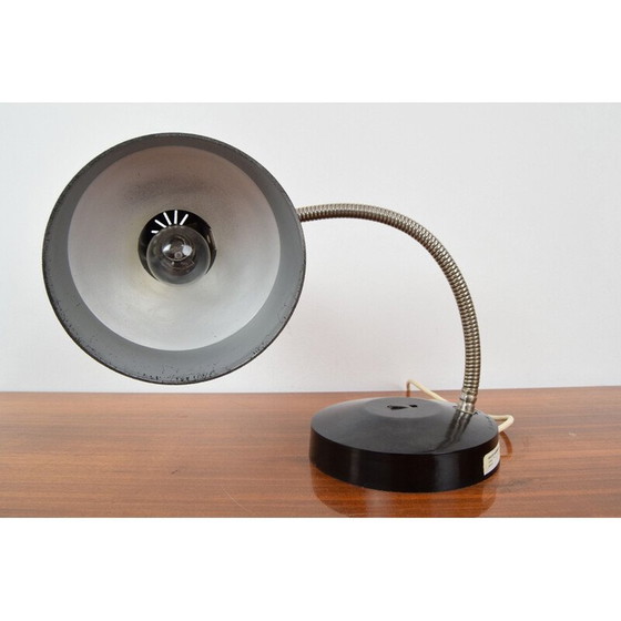 Image 1 of Vintage Tischlampe aus Bakelit und Chrom, Tschechoslowakei 1950