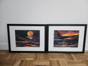 2x Eva Schmutterer signierte Nordlichter