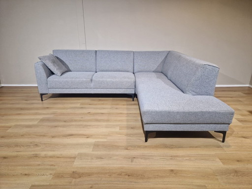 Montel Silber Ecksofa Grau Stoff Design 2021