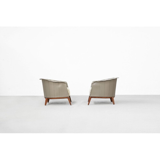 Image 1 of Paar Vintage-Sessel von Umberto Asnago für Giorgetti, Italien