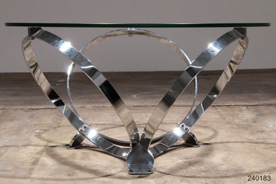 Image 1 of Mid Century Modern Glas Couchtisch von Knut Hesterberg