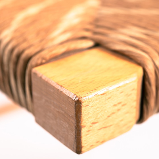 Image 1 of Set mit 3 Vintage-Klappstühlen aus Rattangewebe