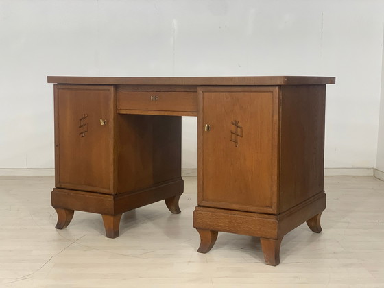 Image 1 of Jugendstil schreibtisch tisch desk vintage