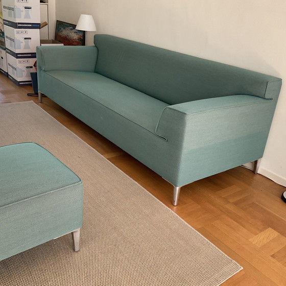 Image 1 of Pode Edit 3,5-sitziges Sofa + Fußhocker