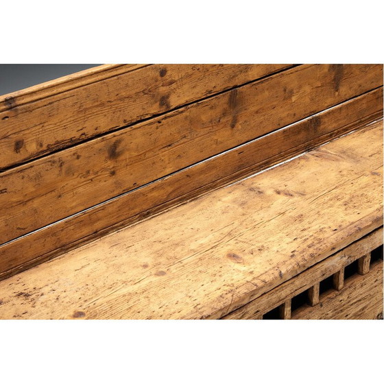 Image 1 of 3-Sitzer-Bank aus Holz, Haute-Savoie, Frankreich