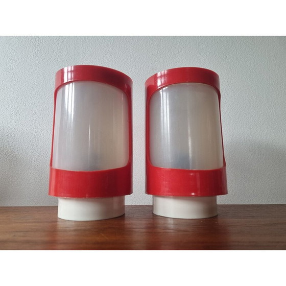 Image 1 of Paar Tischlampen aus der Mitte des Jahrhunderts, 1970er Jahre