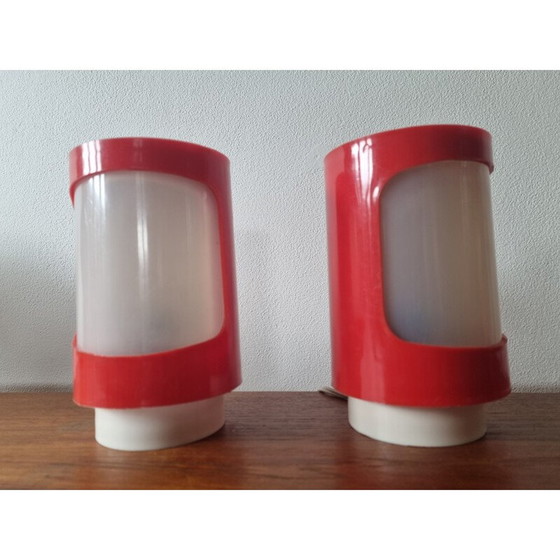 Image 1 of Paar Tischlampen aus der Mitte des Jahrhunderts, 1970er Jahre