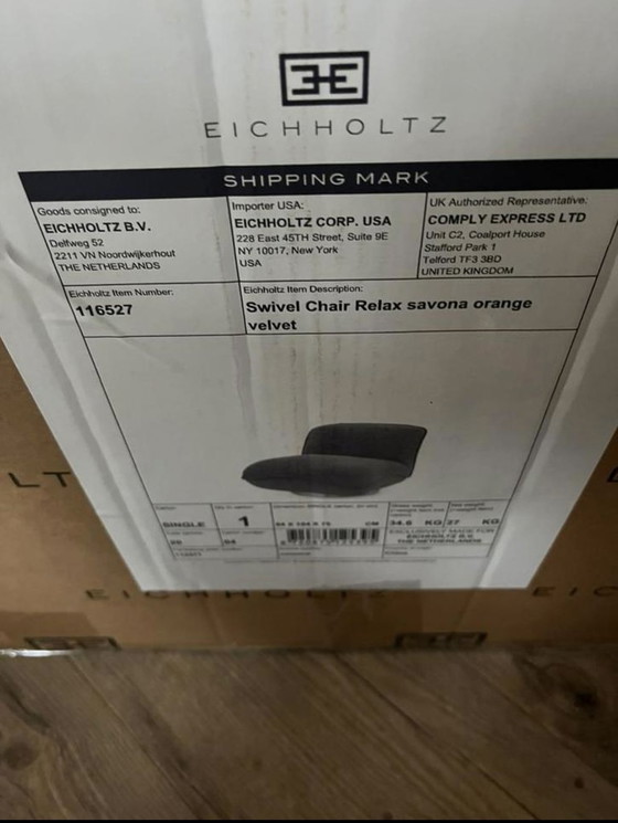 Image 1 of Neu Eicholtz Swivel Relax Chair