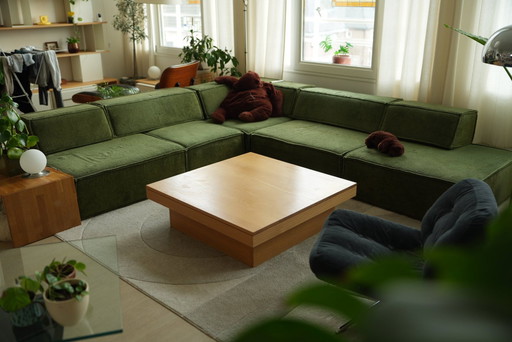 Japandi Mid Century Couchtisch Eiche