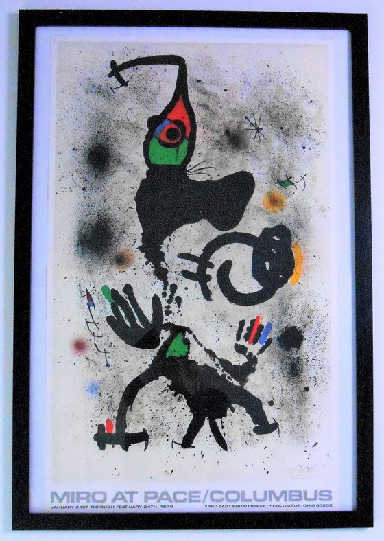 Image 1 of Joan Miró - original Ausstellungsplakat