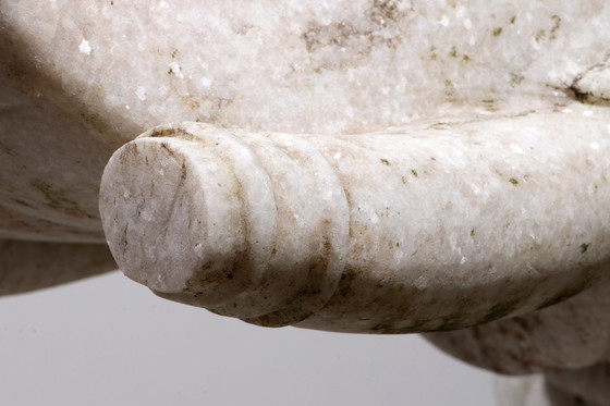 Image 1 of Handgefertigte 2 große Elefantenstatuen aus Marmor