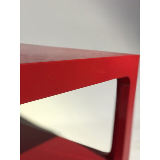 Image 1 of Vintage Couchtisch in rotem Lack