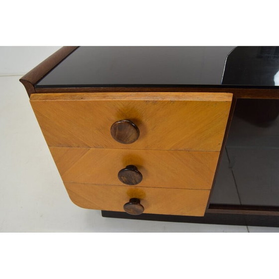 Image 1 of Alter Frisiertisch aus Holz, Tschechoslowakei 1950