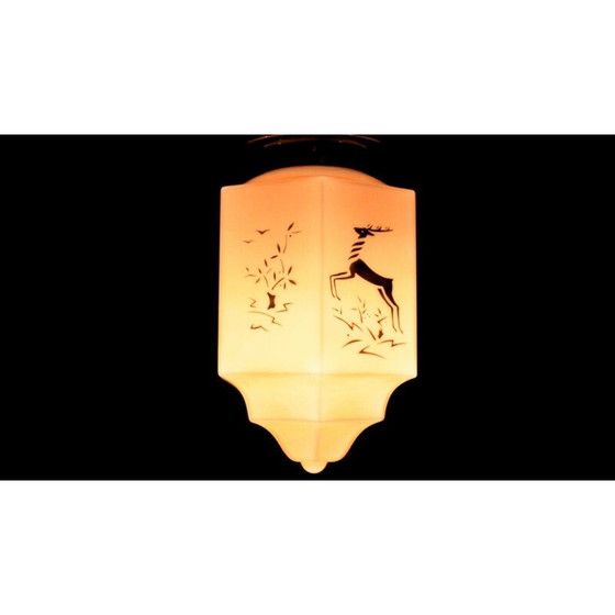 Image 1 of Anhänger aus Glas im Art-déco-Stil, 1920