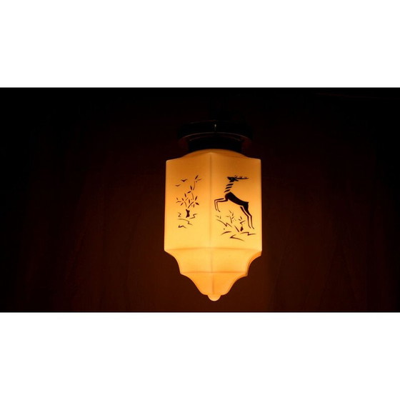 Image 1 of Anhänger aus Glas im Art-déco-Stil, 1920