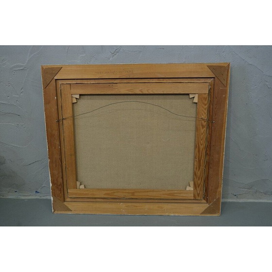 Image 1 of Modernes Ölgemälde auf Leinwand von Henry Mayne, Schweden 1960