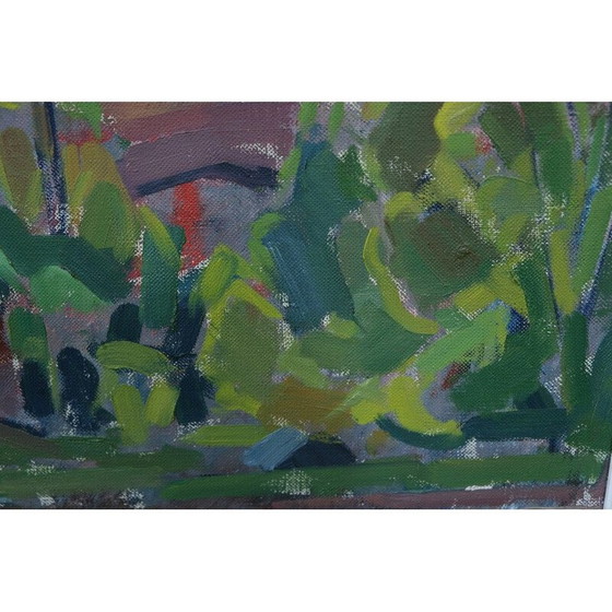 Image 1 of Modernes Ölgemälde auf Leinwand von Henry Mayne, Schweden 1960