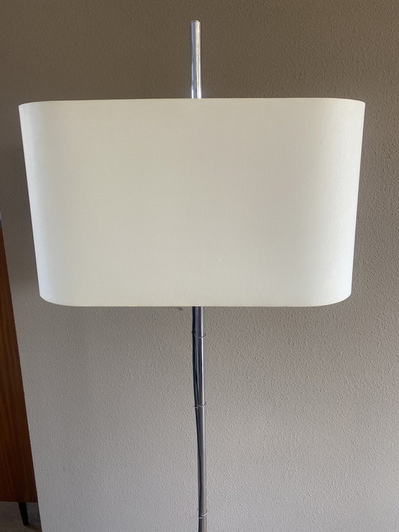 Image 1 of Vintage Rolf Benz Tischlampe Stehlampe Milchglas